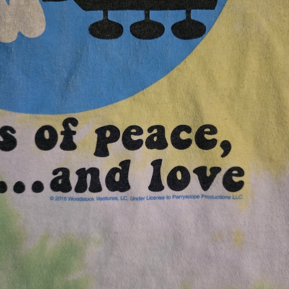 Liquid Blue Mens 3 Days Of Peace Woodstock Tie Dye Shirt Size XXL - Picture 6 of 11